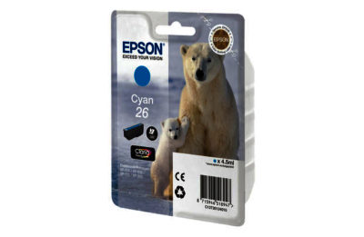 Epson Polar T2612 Standard Ink Cartridge - Cyan.